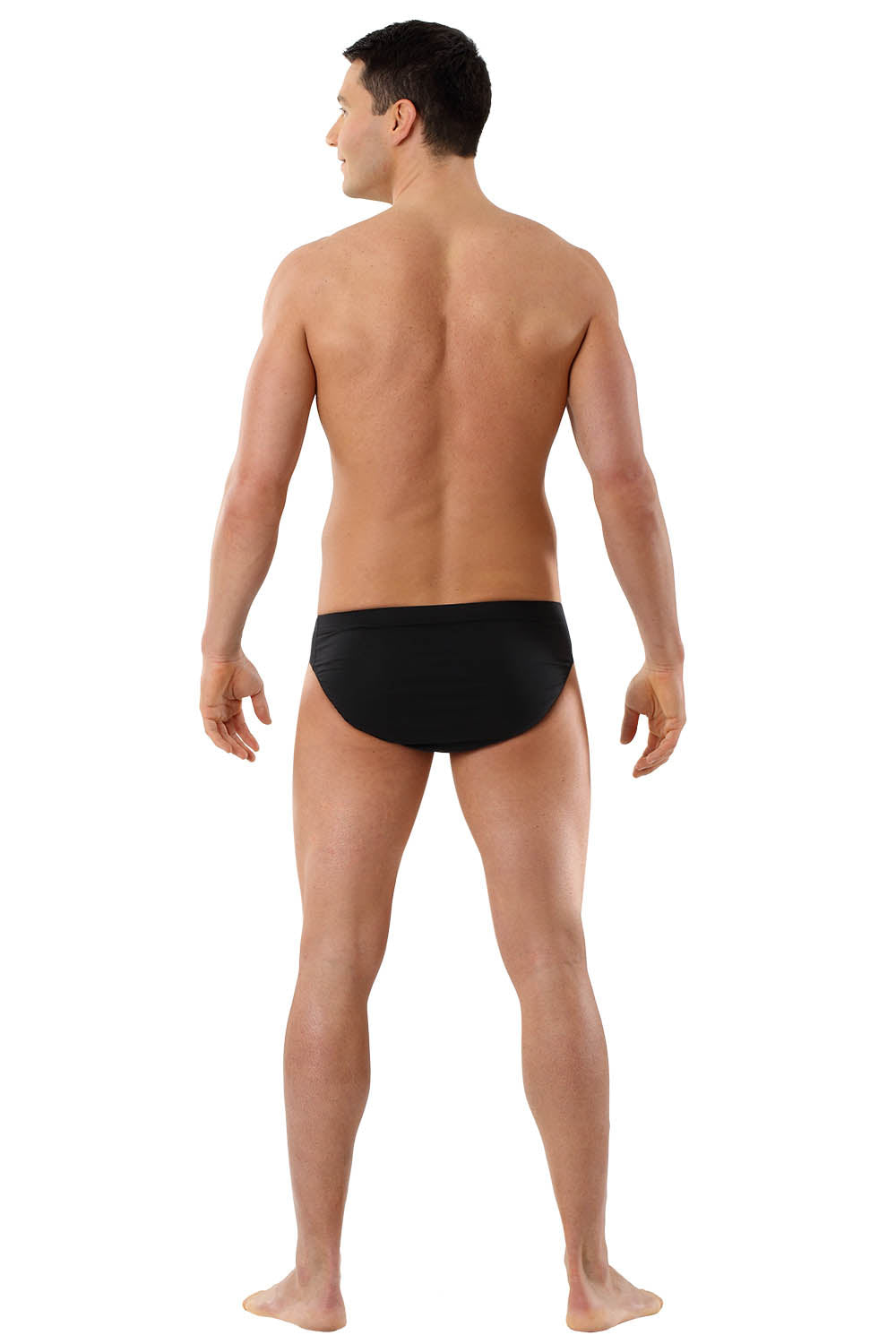 Herrenslip Stretch-Baumwolle Schwarz Doppelpack