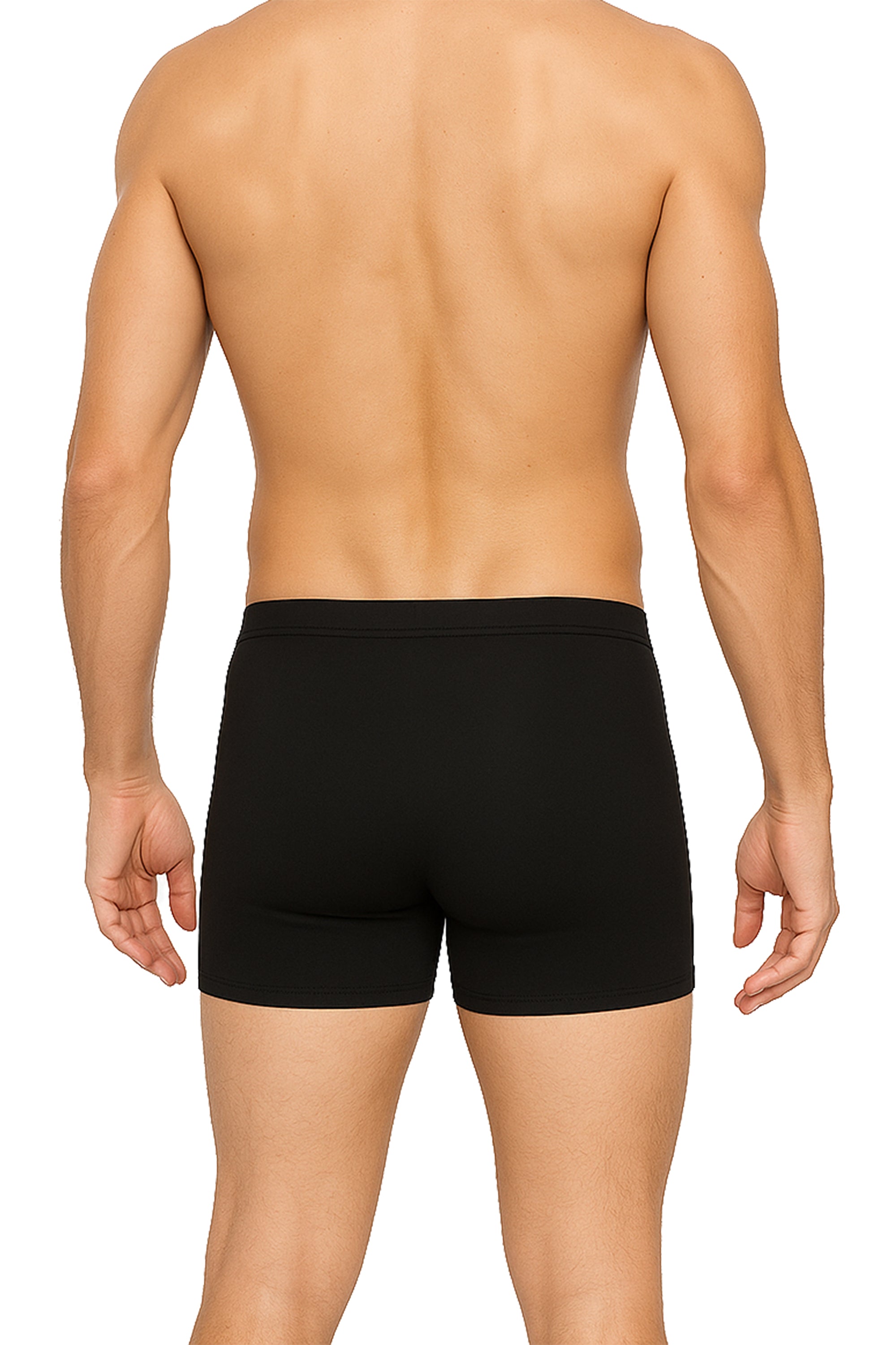 Herren Badehose Schwarz