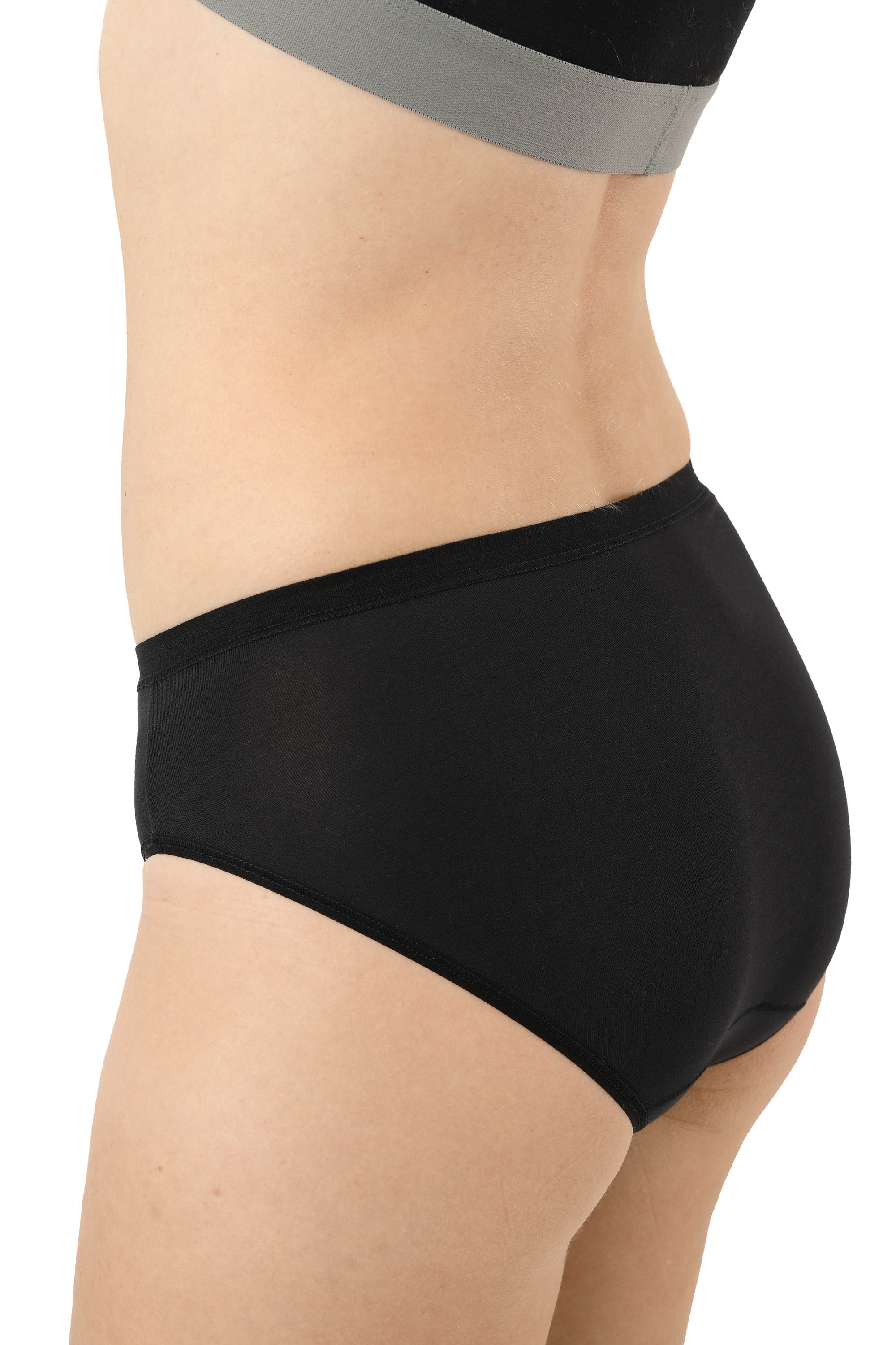 3er Pack Damenslip Micromodal schwarz