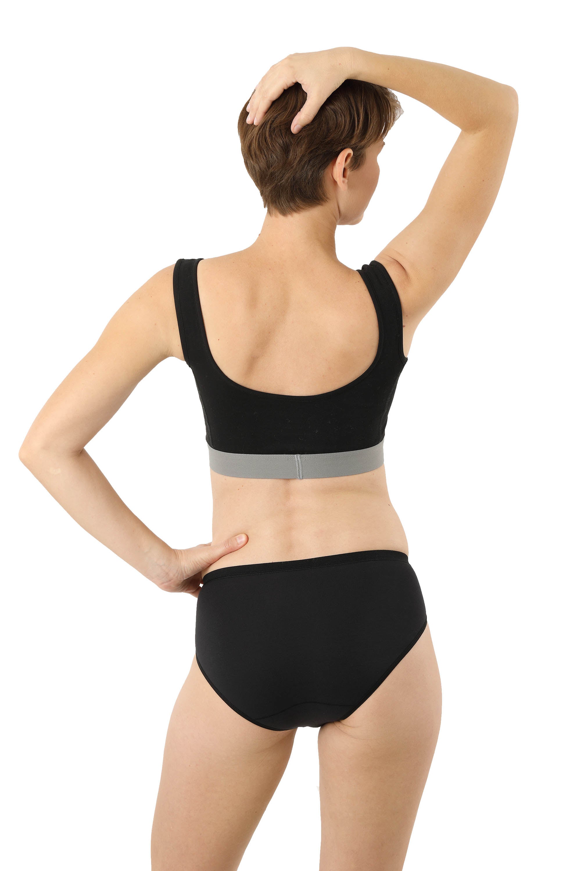 3er Pack Damenslip Micromodal schwarz