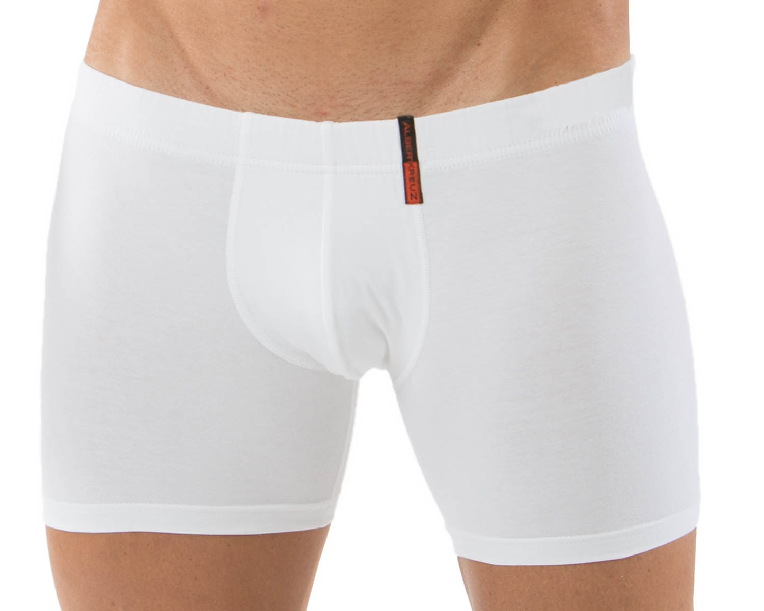 Retro-Shorts Stretch-Baumwolle "Hamburg" weiß
