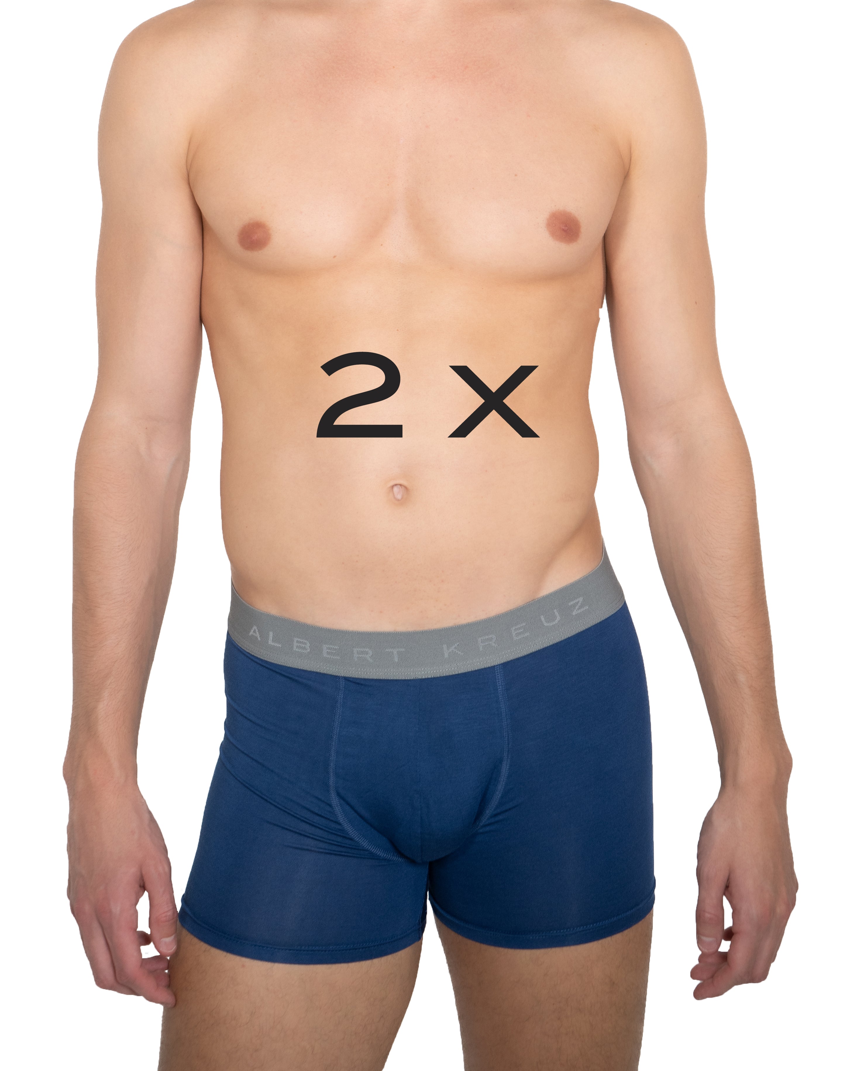 2-Pack Retroshorts Micromodal Seacell blau