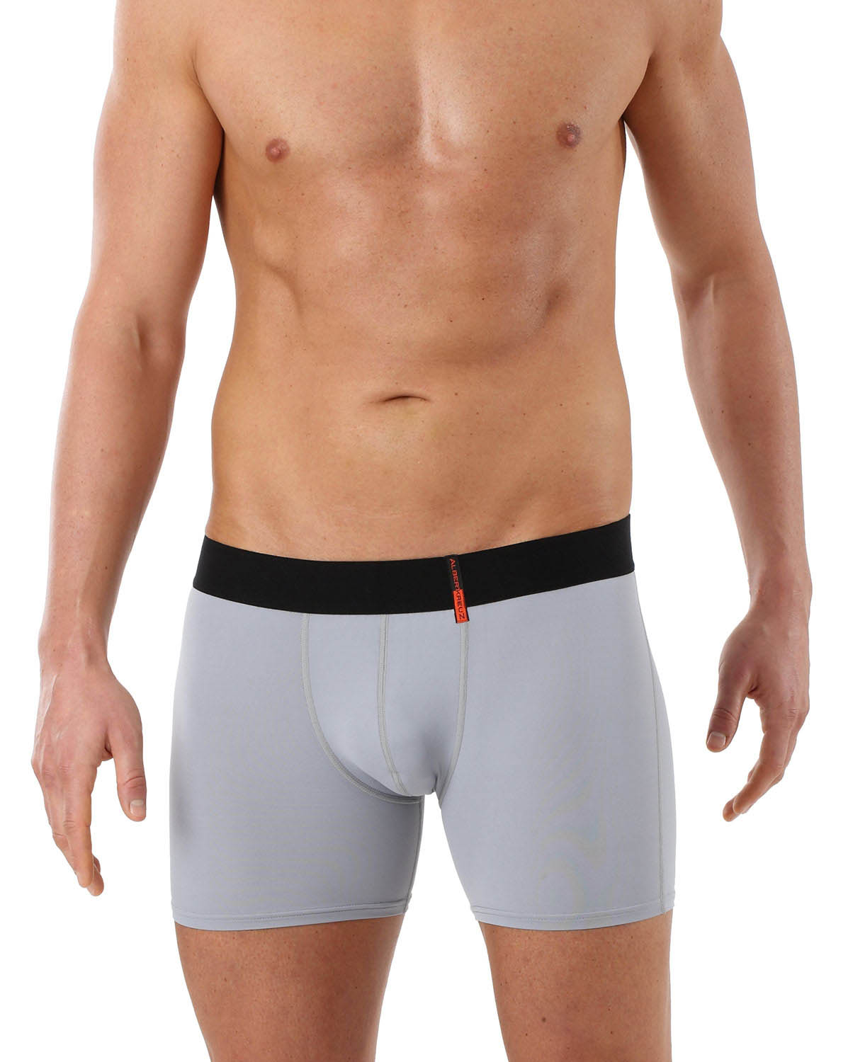 Retro Shorts Boxershorts Mikrofaser Grau