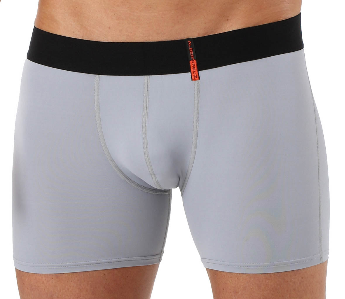 Retro Shorts Boxershorts Mikrofaser Grau