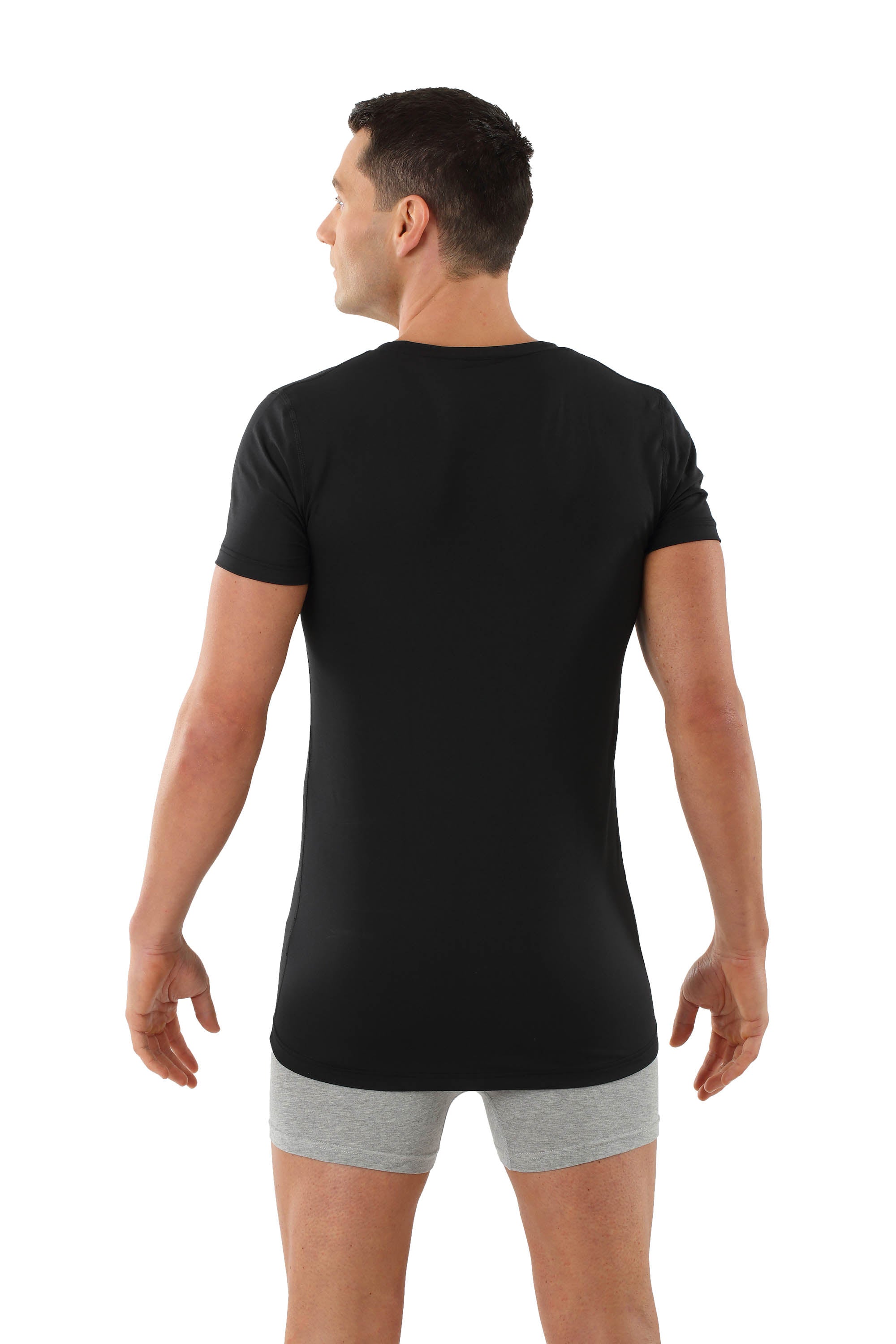 Funktionsunterhemd Business Deep-V schwarz
