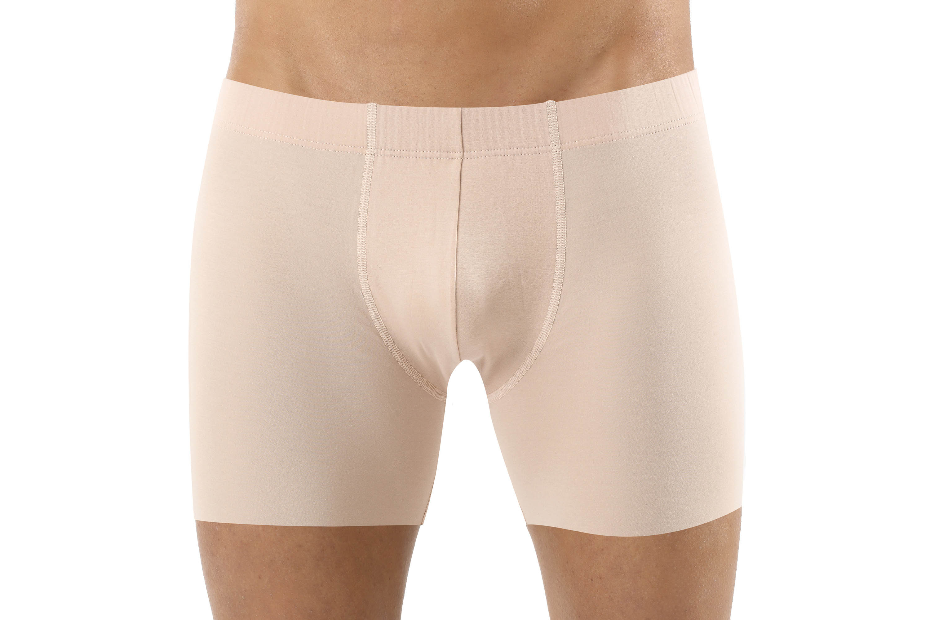 Herren Retroshorts unsichtbar Lasercut ohne Saum Clean Cut Baumwolle Elastan
