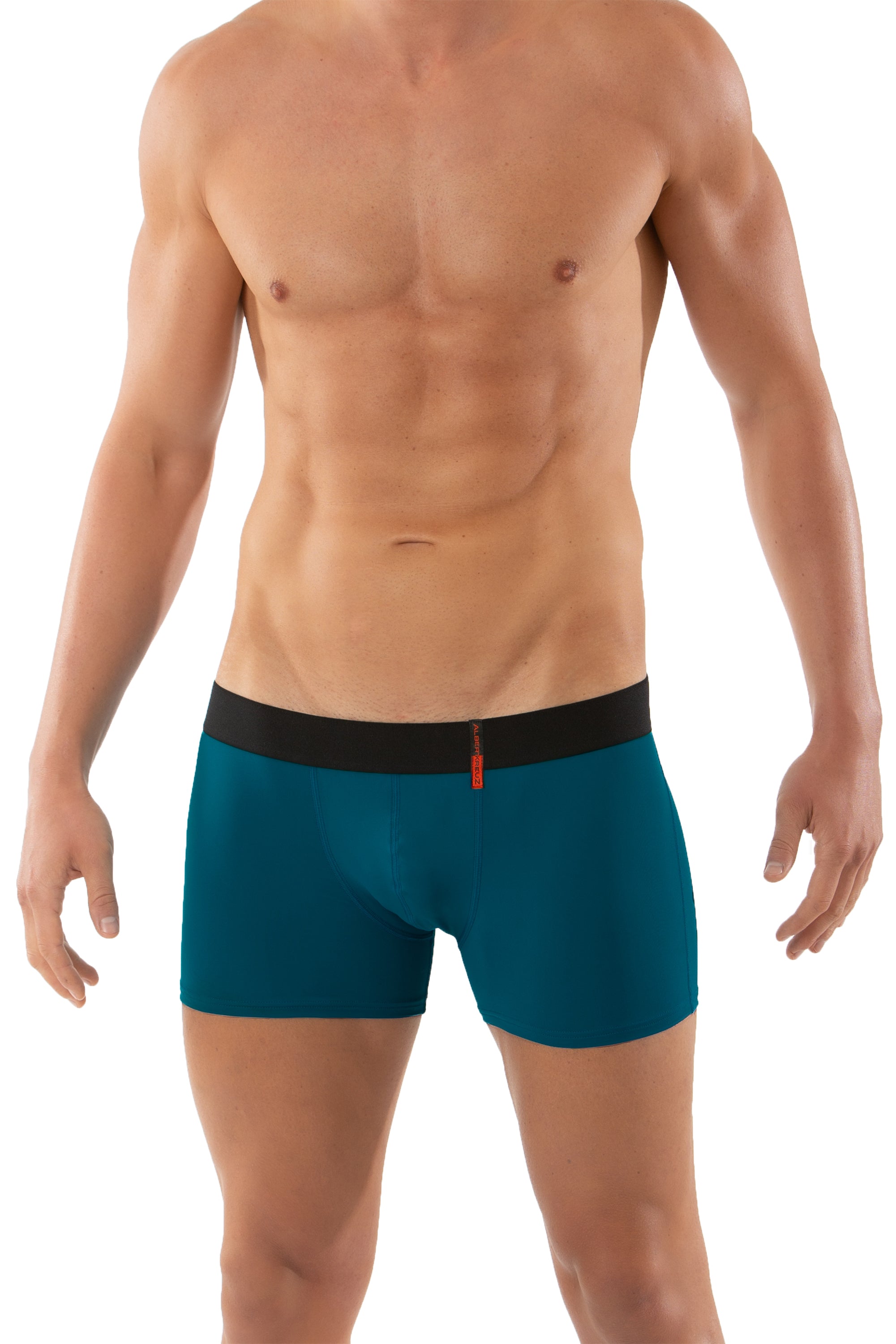Retro Shorts Boxershorts Mikrofaser Petrol