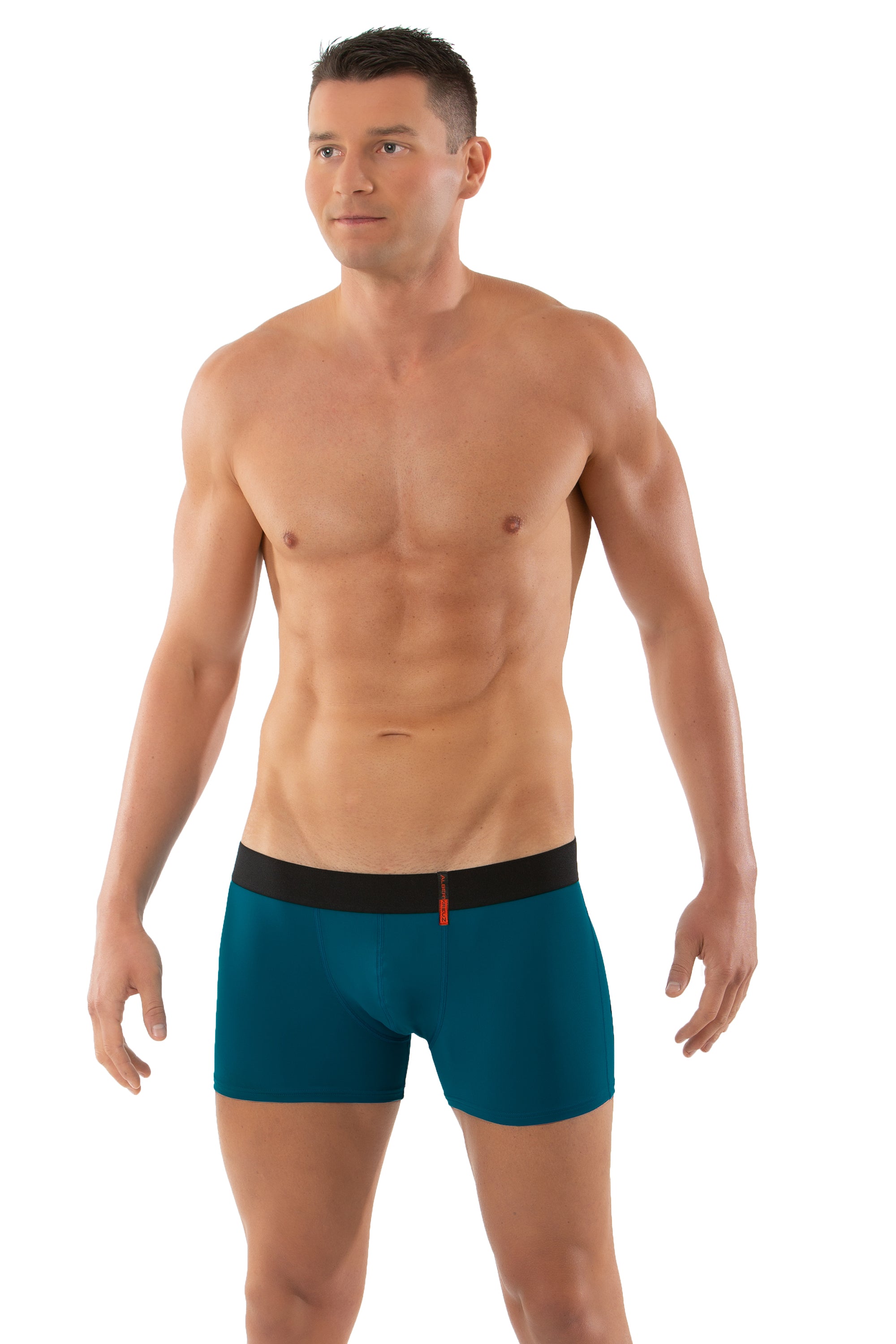 Retro Shorts Boxershorts Mikrofaser Petrol