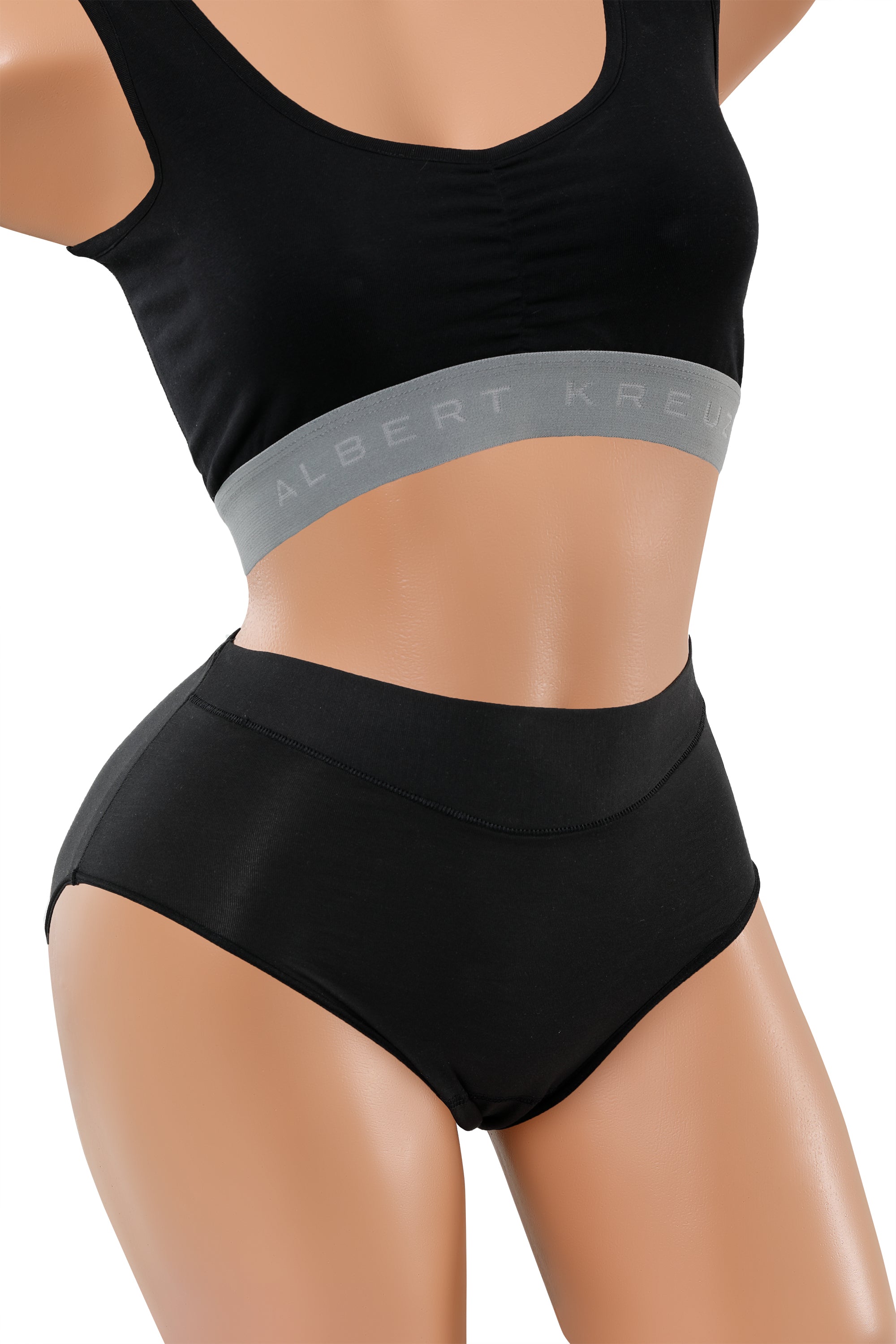 3er Pack Funktions-Taillenslip schwarz