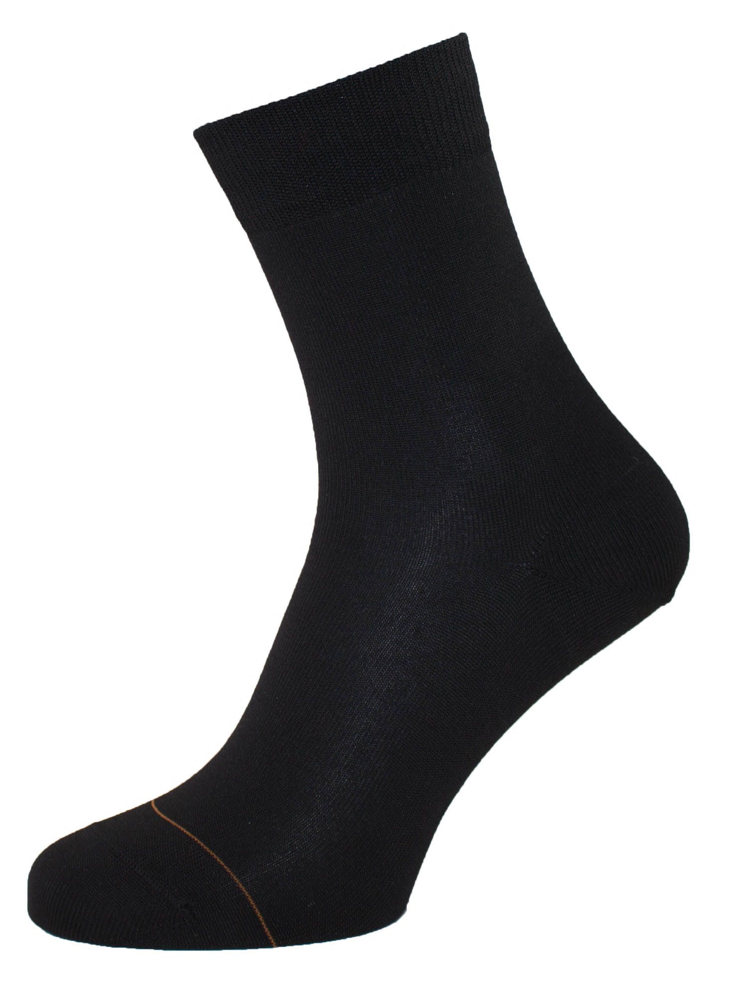 Damen Socken Baumwolle mit Cashmere Innenseite Schwarz