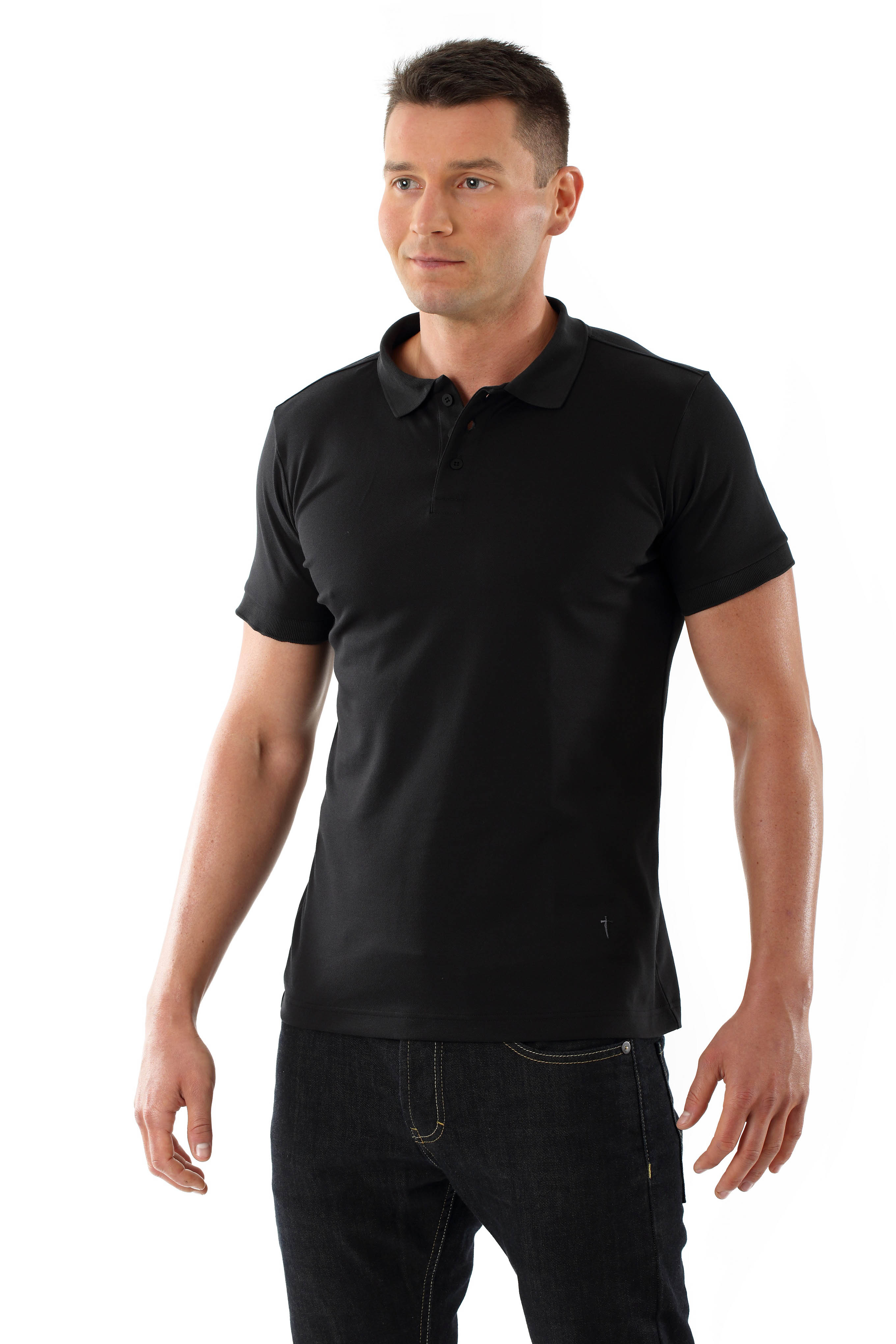 Herren Poloshirt "Business" Schwarz