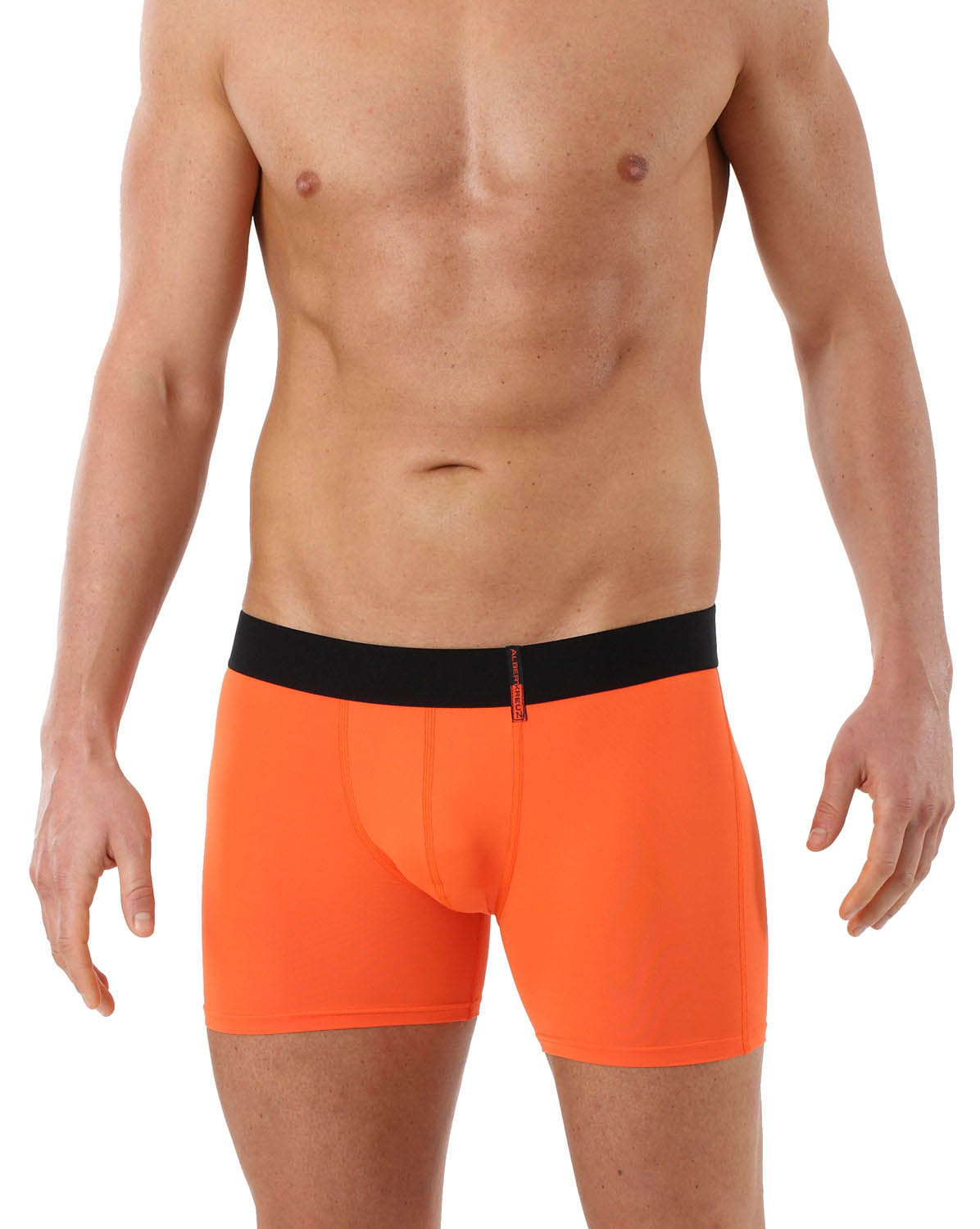Retro Shorts Boxershorts Mikrofaser Orange