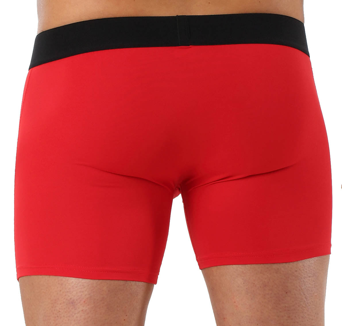 Retro Shorts Boxershorts Mikrofaser Rot
