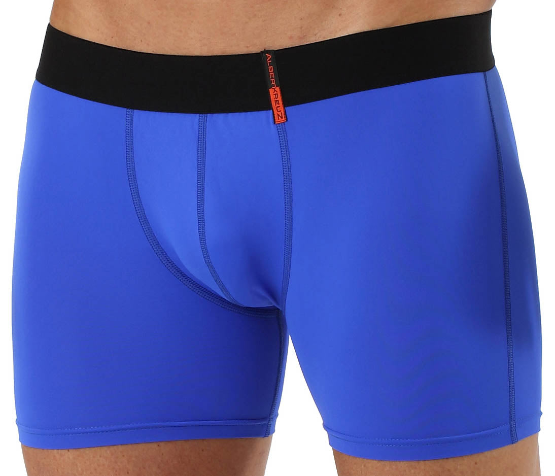 Retro Shorts Boxershorts Microfaser Royalblau