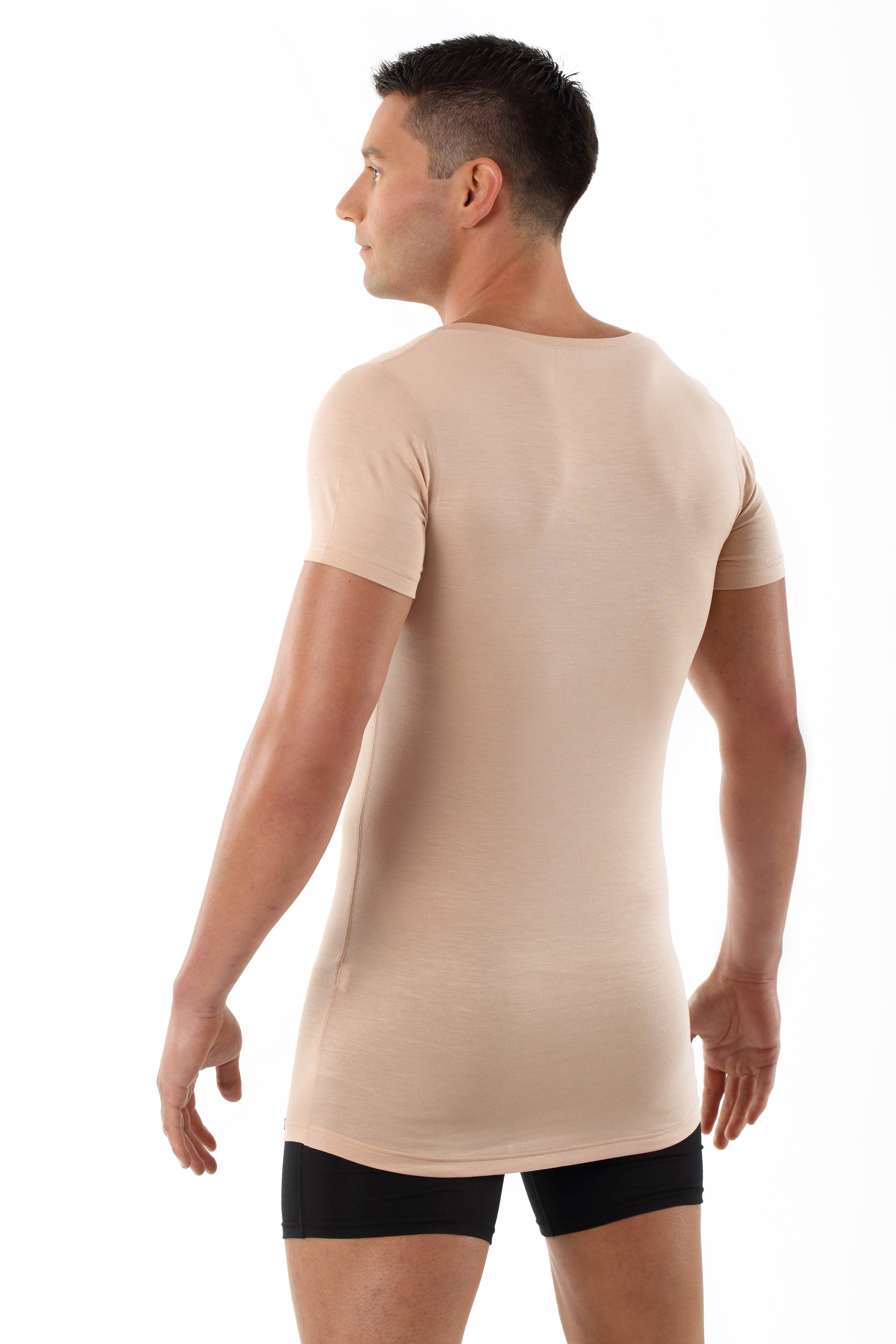 Unsichtbares Unterhemd atmungsaktiv Deep-V-Neck MicroModal Stuttgart Light