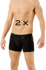 Set de 2 Boxeurs fonctionnels anti transpiration noir 