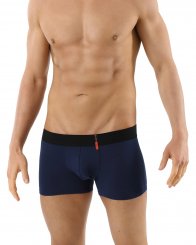 Boxer ajusté bleu marine en micro modal 