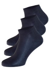 Set de 3 paires de socquettes Fil d'Écosse noir 