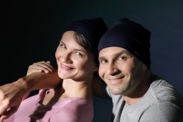 Bonnet Beanie homme femme en jersey (coton bio) bleu marine 