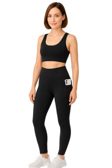 smillagård Legging taille haute Softtouch noir 