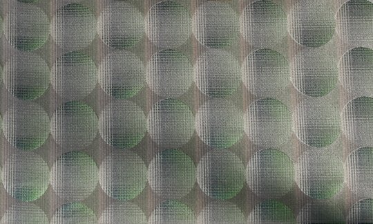 Cravate Vert, Argent, Or, Crème - À pois, Dessin 200234 