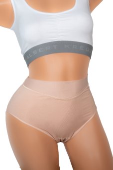 Lot de 3 Culotte taille haute fonctionnels anti transpiration invisible couleur chair 