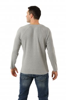 ALBERT KREUZ  Tee-shirt à manches longues homme en coton bio noir