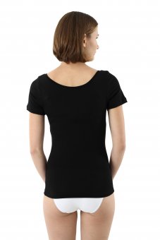 T-shirt manches Longues 100% Bio Noir - Fin de Serie - Vêtements de Yoga  Femme - Coton Bio Fin de série