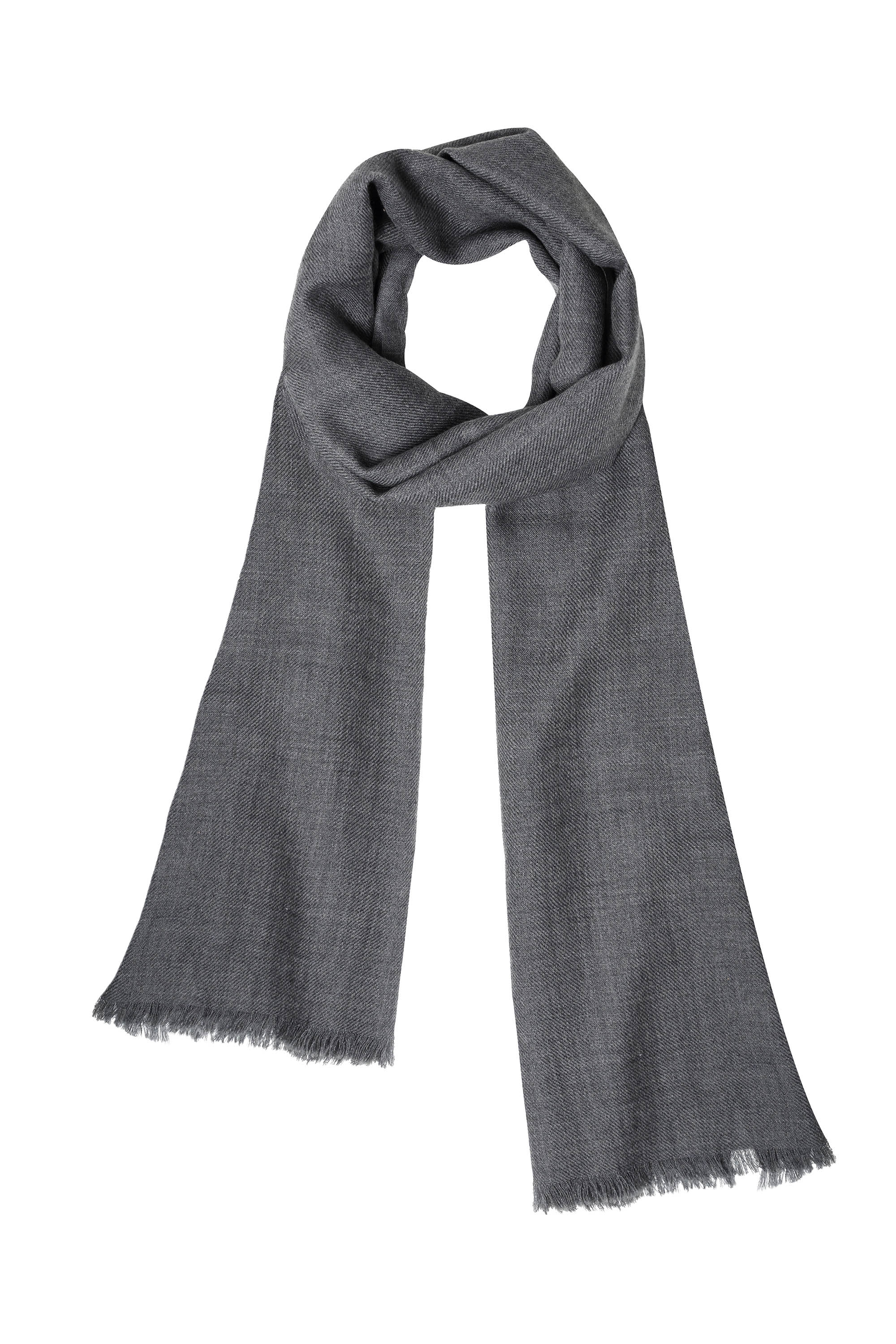 Echarpe En Laine Cachemire Pour Homme Et Femme Couleur Gris 200 X 65 Cm Albert Kreuz